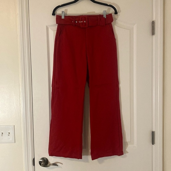 Show Me Your Mumu | Dj Cropped Pants | Red | Small - Picture 5 of 9